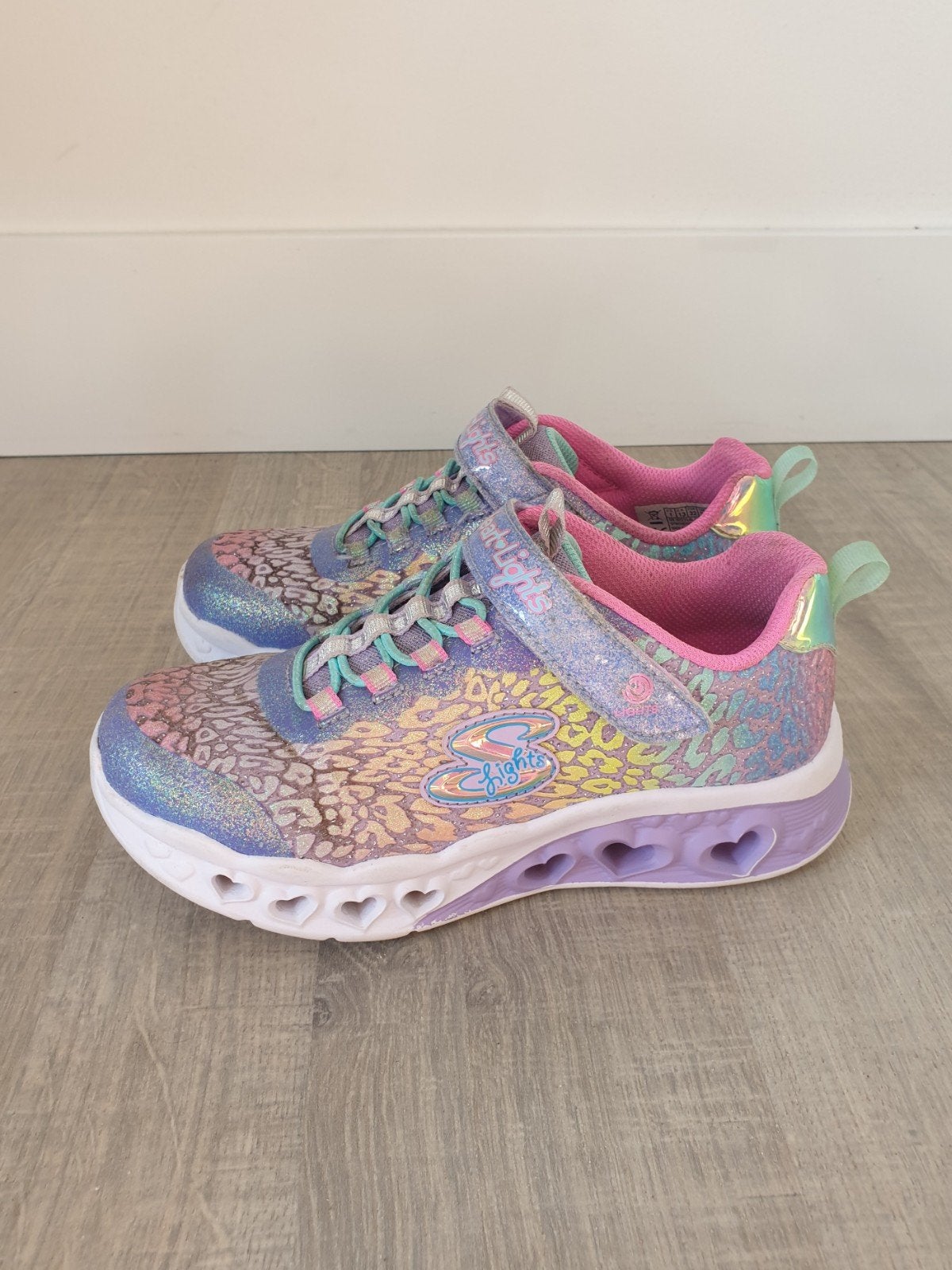 Skechers 32 heart lights sneakers kinderen meisje, Gebruikt, Meisje, Sportschoenen, Skechers
