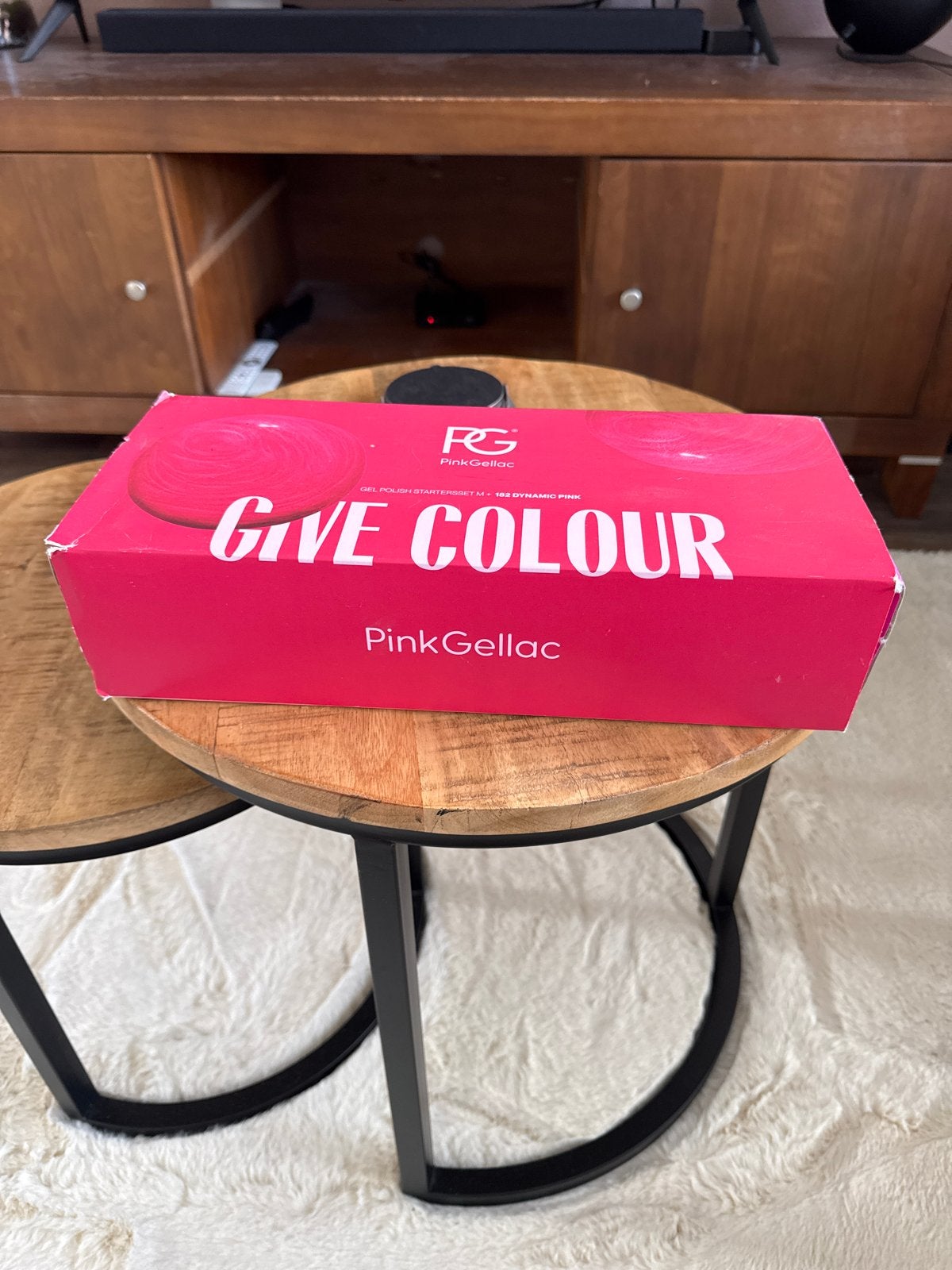 Pink Gellac Gel Nagellak Starterset - zo goed al nieuw, Nieuw, Ophalen of Verzenden, Handen en Nagels, Make-up