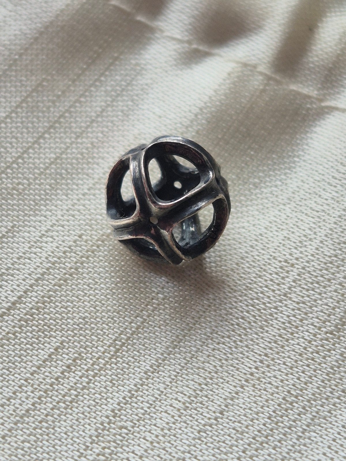 Zilveren Trollbeads bedel, Ophalen of Verzenden, Zo goed als nieuw, Zilver, Trollbeads