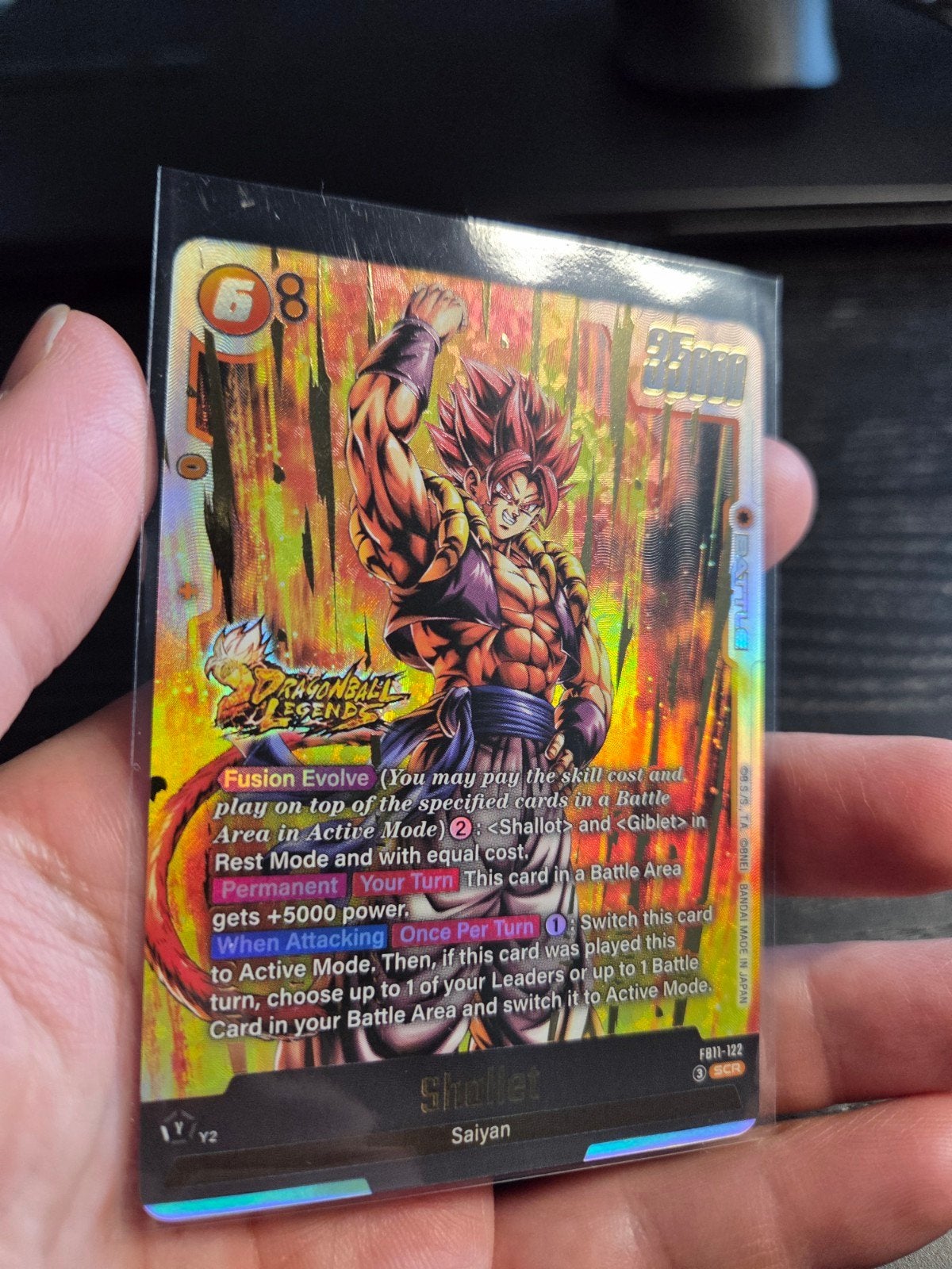 Dragon Ball Fusion World FB11-122 Shallet SCR, Ophalen of Verzenden, Nieuw, Losse kaart, Foil
