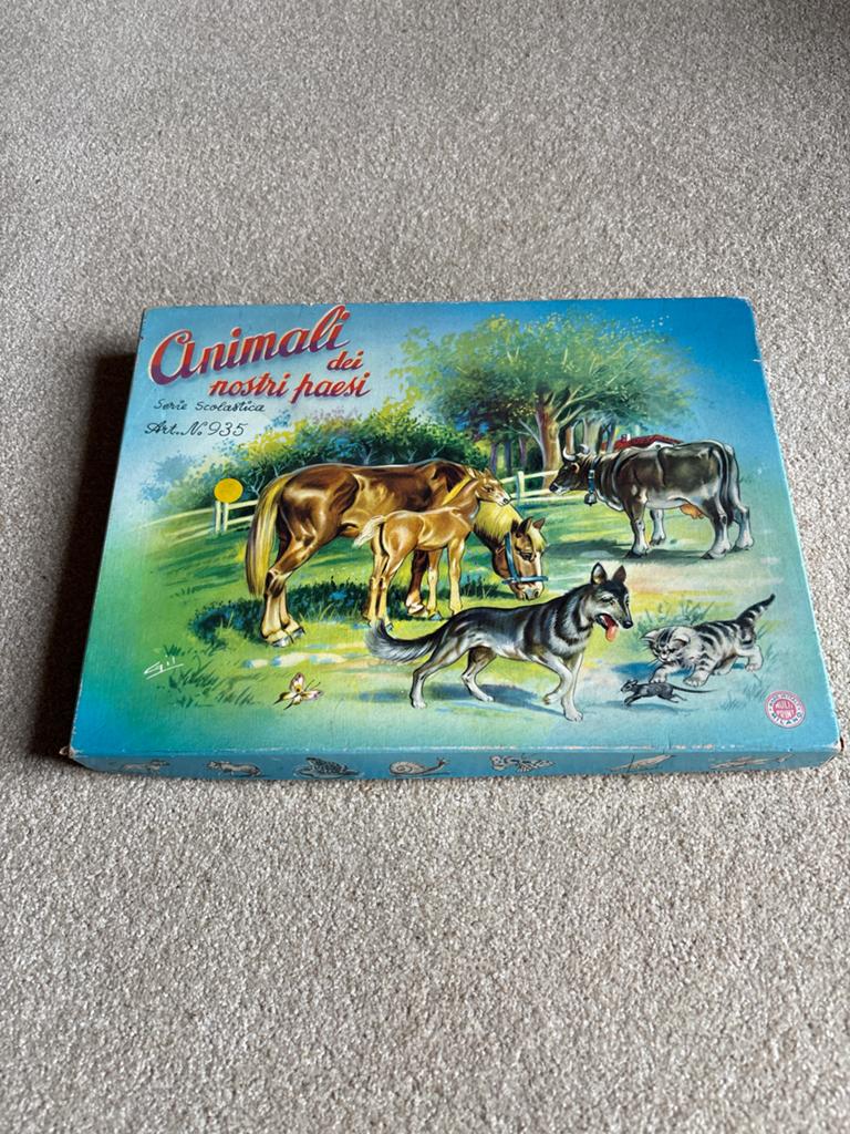 Vintage stempel set - Dieren van onze landen, Ophalen of Verzenden, Zo goed als nieuw