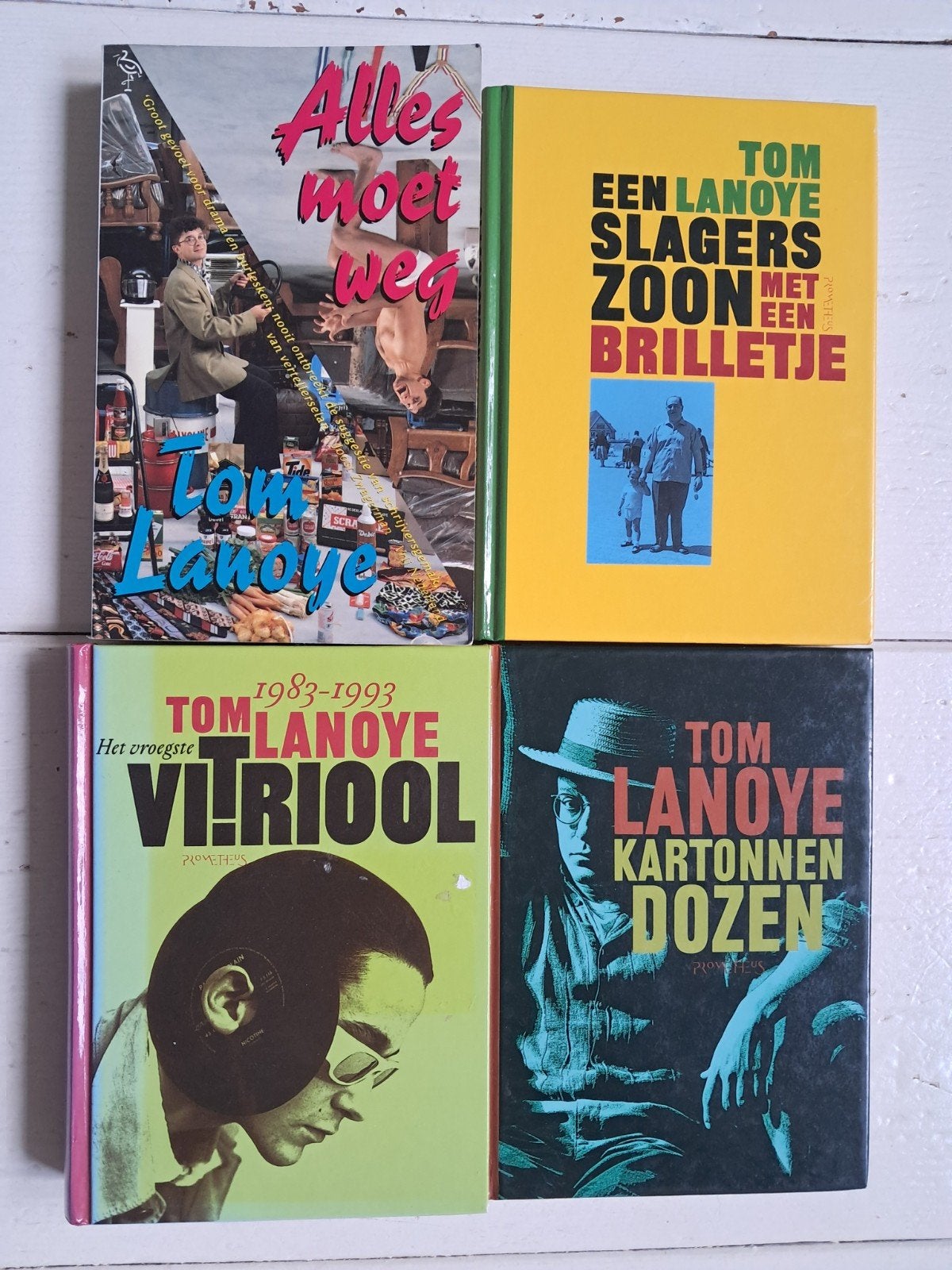 4 boeken Tom Lanoye, Ophalen of Verzenden, Zo goed als nieuw