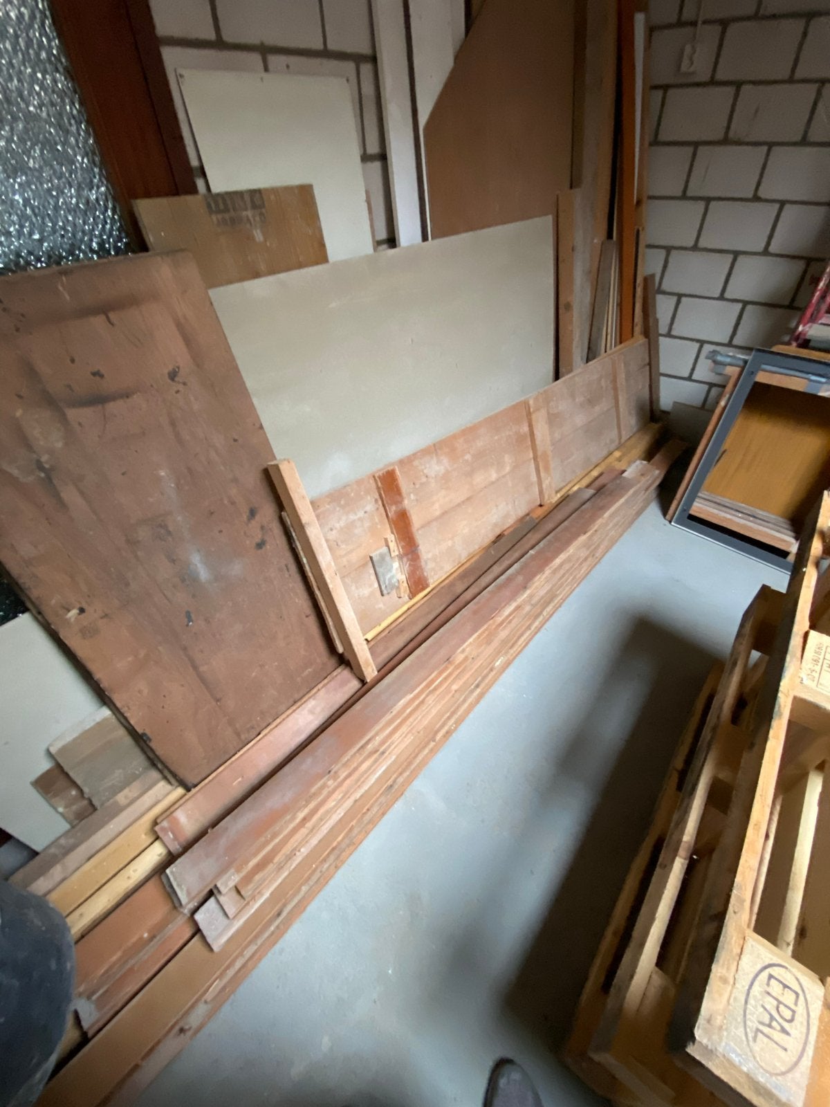Houten panlatten, vloerdelen en Cempanel plaat, Gebruikt, Minder dan 25 mm, Ophalen of Verzenden, Plank