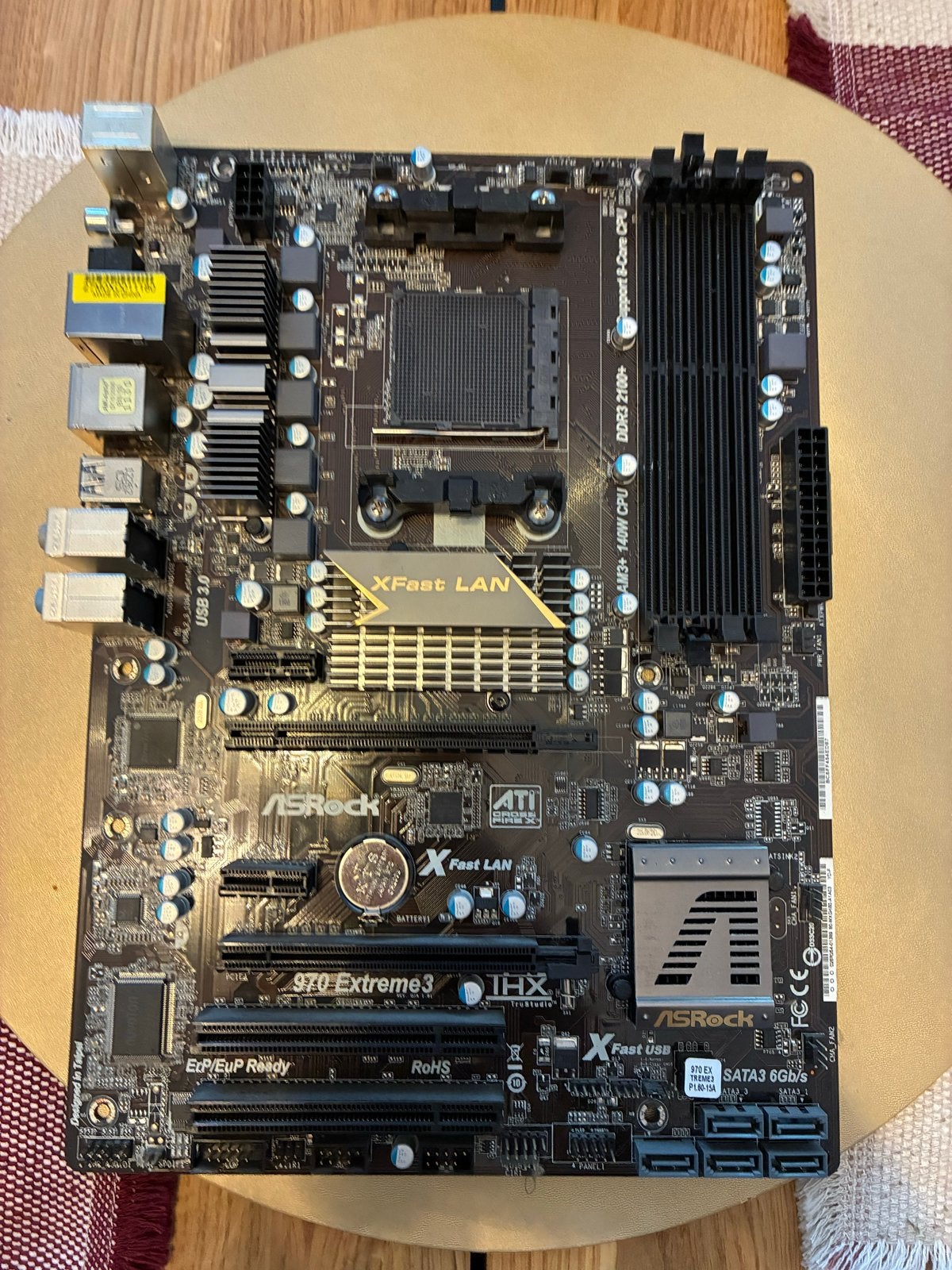 ASRock 970 Extreme3 Moederbord - AM3/AM3+, DDR3, USB 3.0, Ophalen of Verzenden, Gebruikt, AMD, DDR3