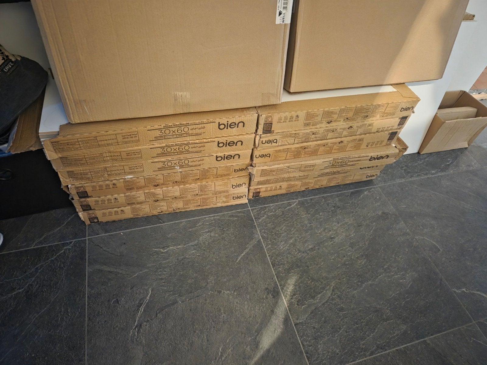 Wandtegels 60x30 cm - ca 22m², Ophalen, 60 cm of meer, Nieuw, 10 m² of meer