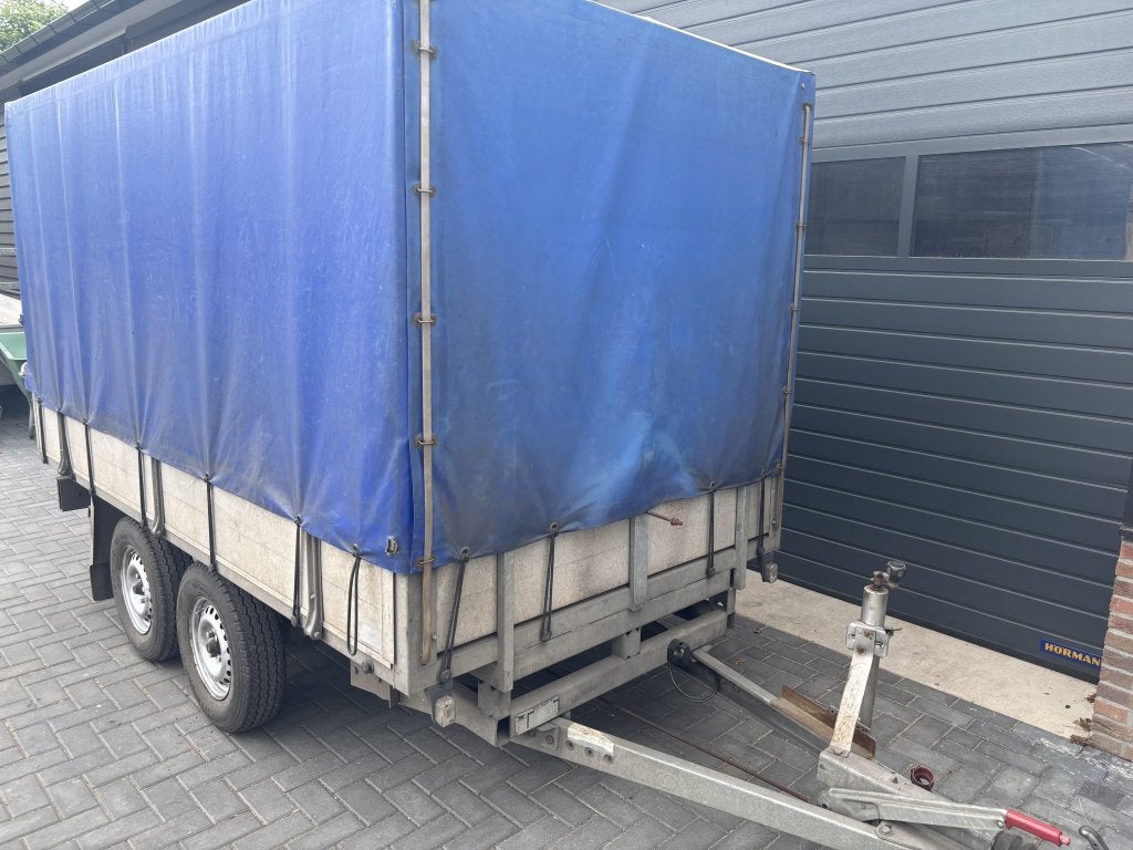 Huifaanhanger huifaanhangwagen tandemasser Plateauwagen, Gebruikt