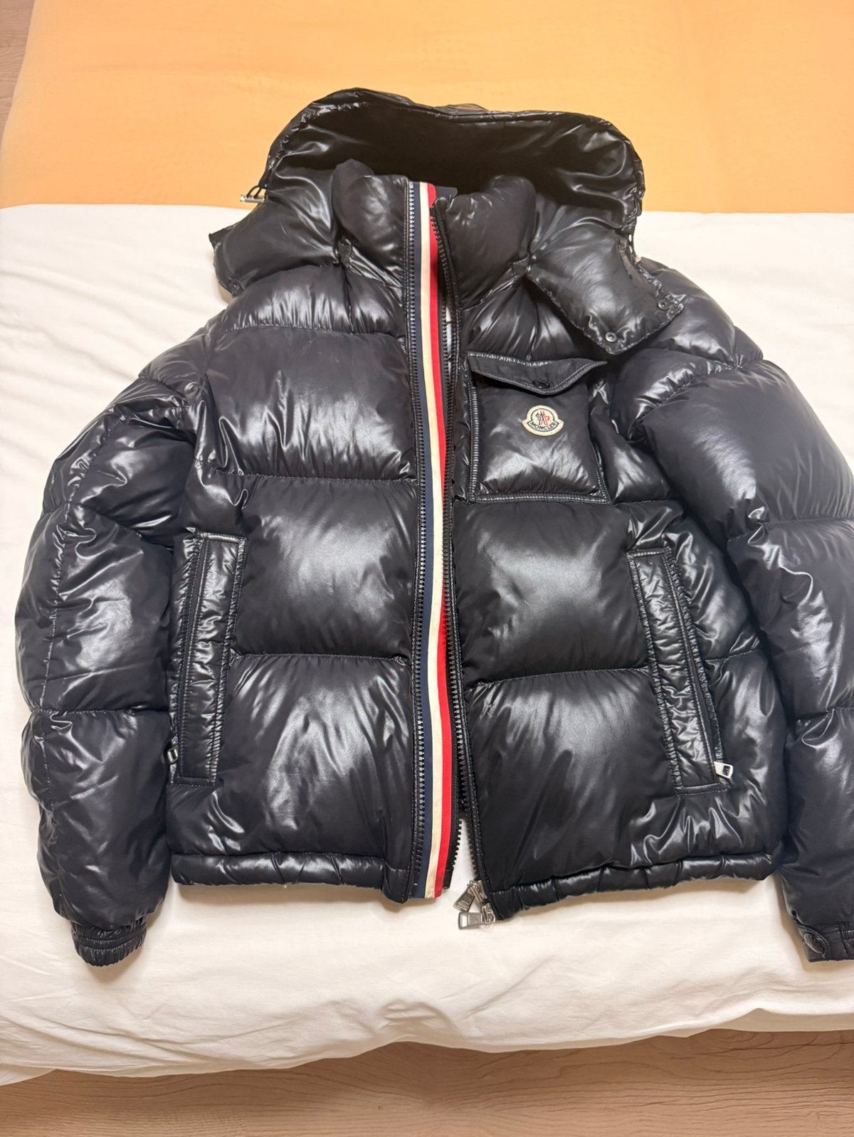 Moncler jas Montbeliard, Ophalen of Verzenden, Zwart