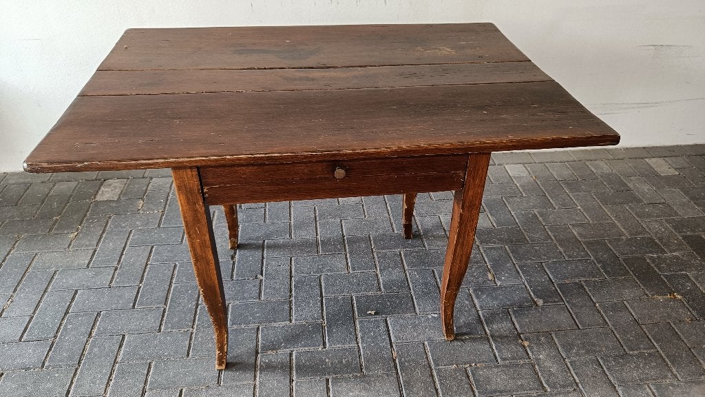Eiken Duitse boerentafel, Ophalen