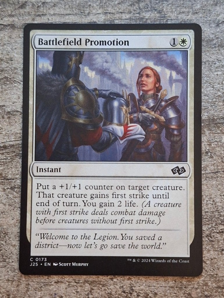 Battlefield Promotion - Magic the Gathering, Verzenden, Zo goed als nieuw, Losse kaart