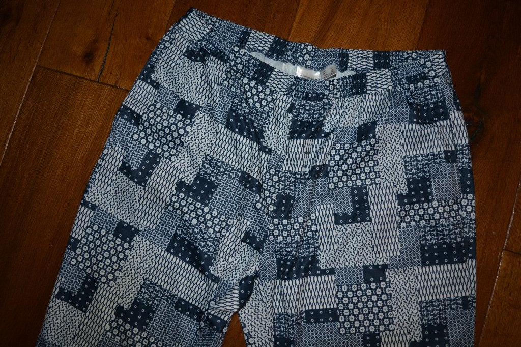 leuke soepele enkel lange broek,  mt 44/46, Blauw, Maat 42/44 (L), Ophalen of Verzenden, Zo goed als nieuw