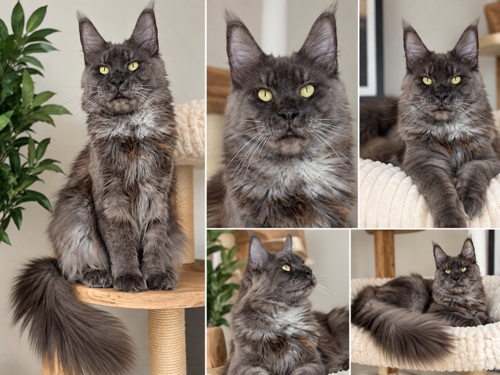 Herplaatsing – Prachtige Maine Coon-poes RU lijn ️stamboom, Poes, Met stamboom, 3 tot 5 jaar