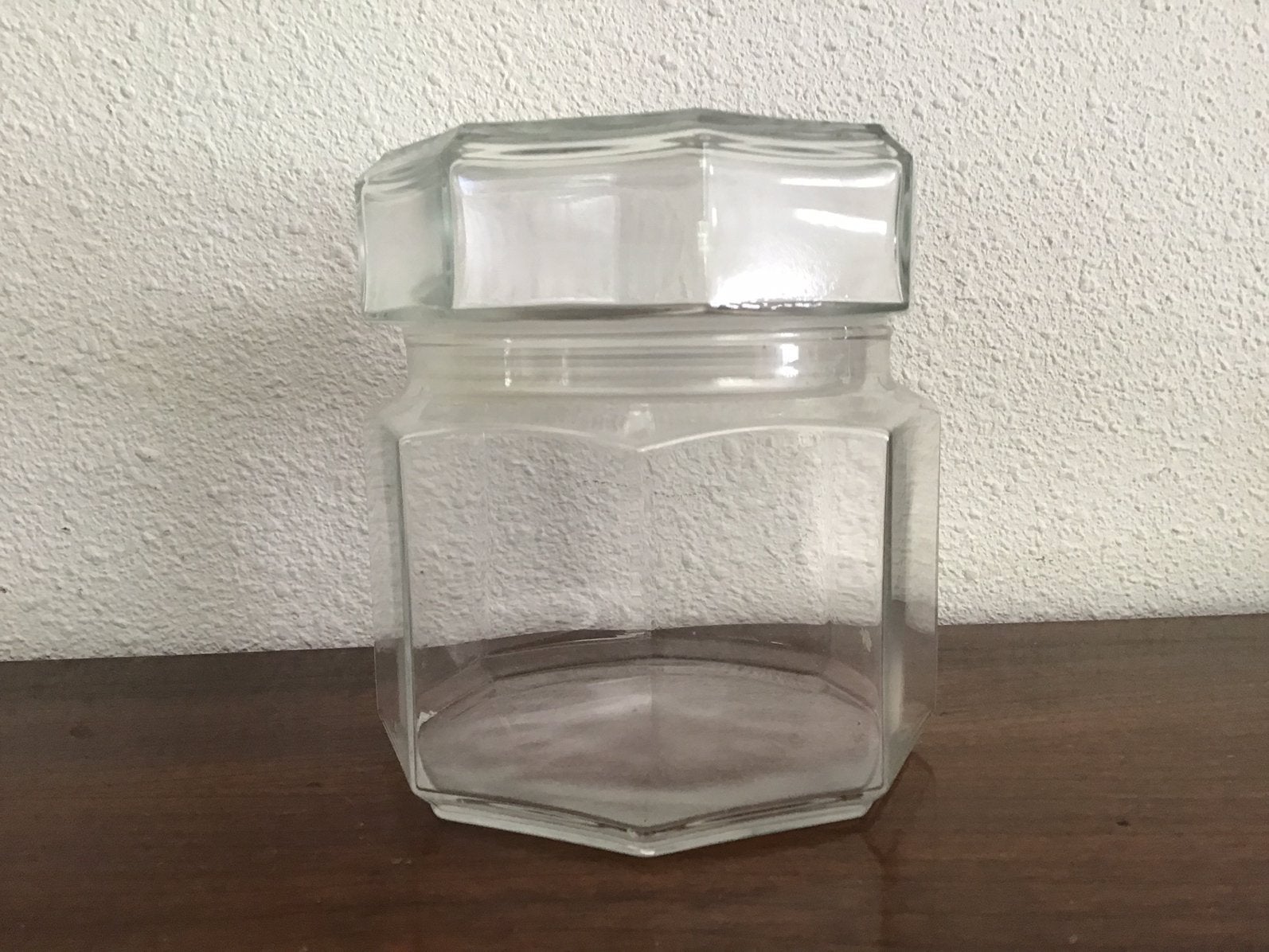 Luminarc / Arcoroc France,  glazen voorraadpot. Octime., Overige kleuren, Ophalen of Verzenden, Minder dan 50 cm, Glas