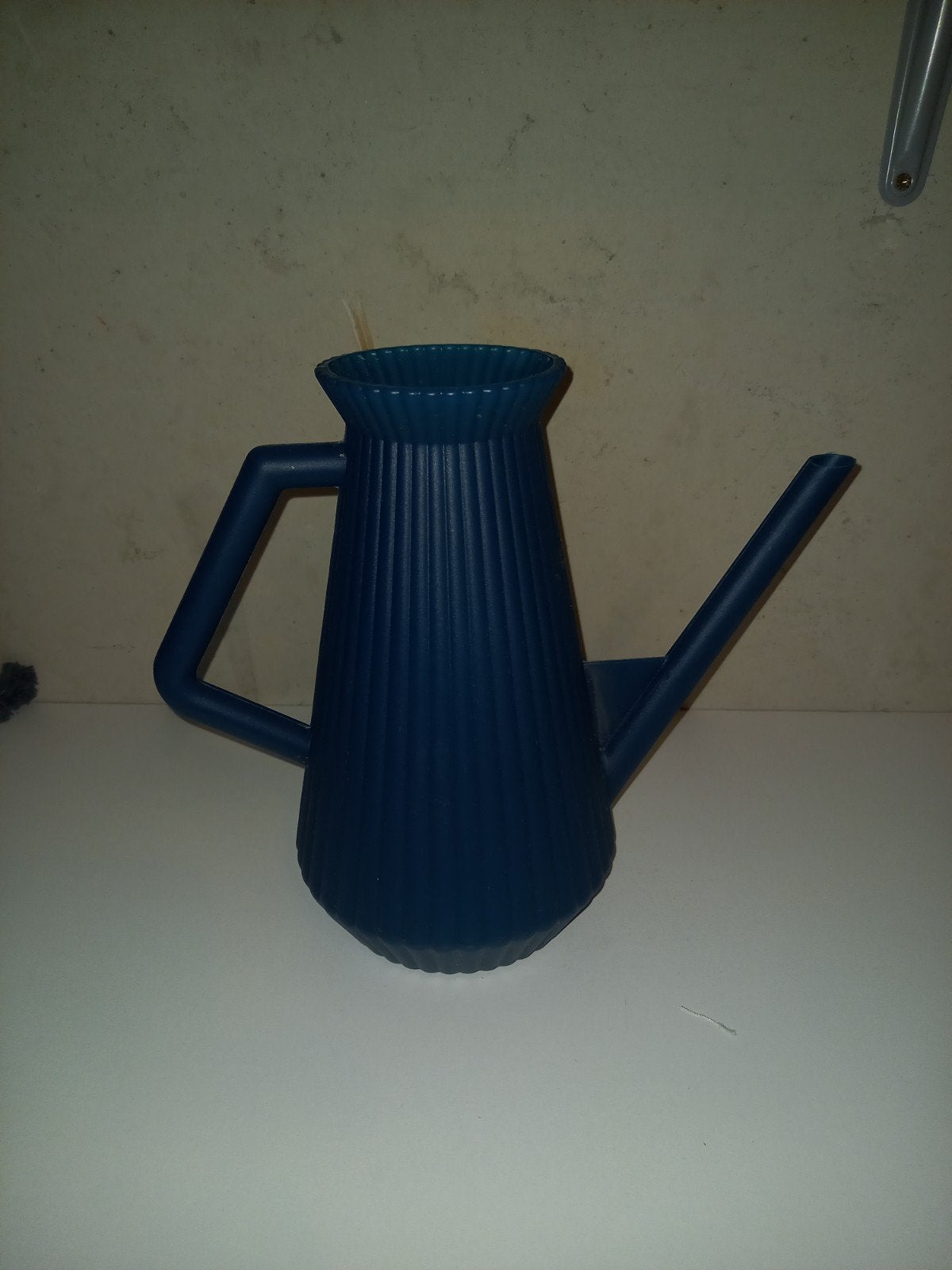Donkerblauw/groene gieter voor planten, Ophalen of Verzenden, Zo goed als nieuw, Kunststof