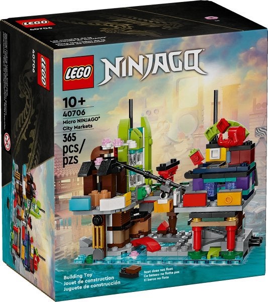 LEGO 40706 - Micro NINJAGO City Markets - nieuw, Lego, Info@lego.nl, Nieuw, Ophalen of Verzenden
