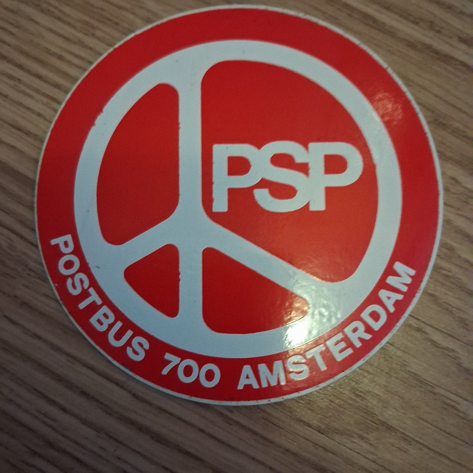 Vintage PSP sticker, Ophalen