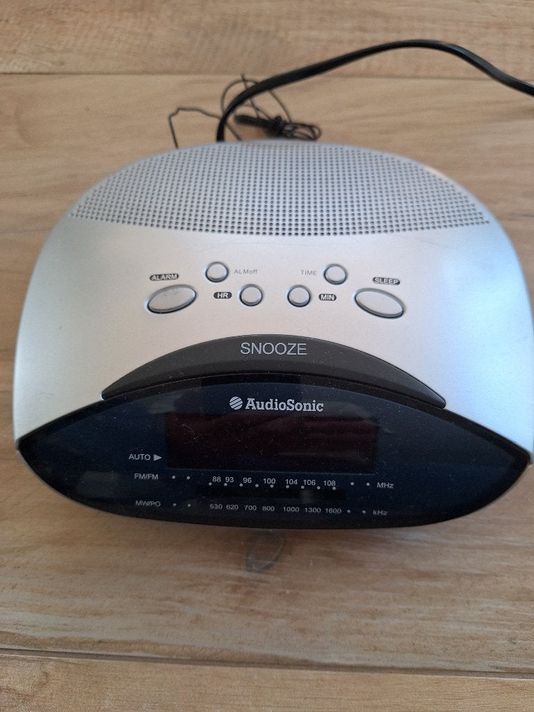 Wekkerradio am/fm Audio Sonic, Ophalen, Zo goed als nieuw, Digitaal