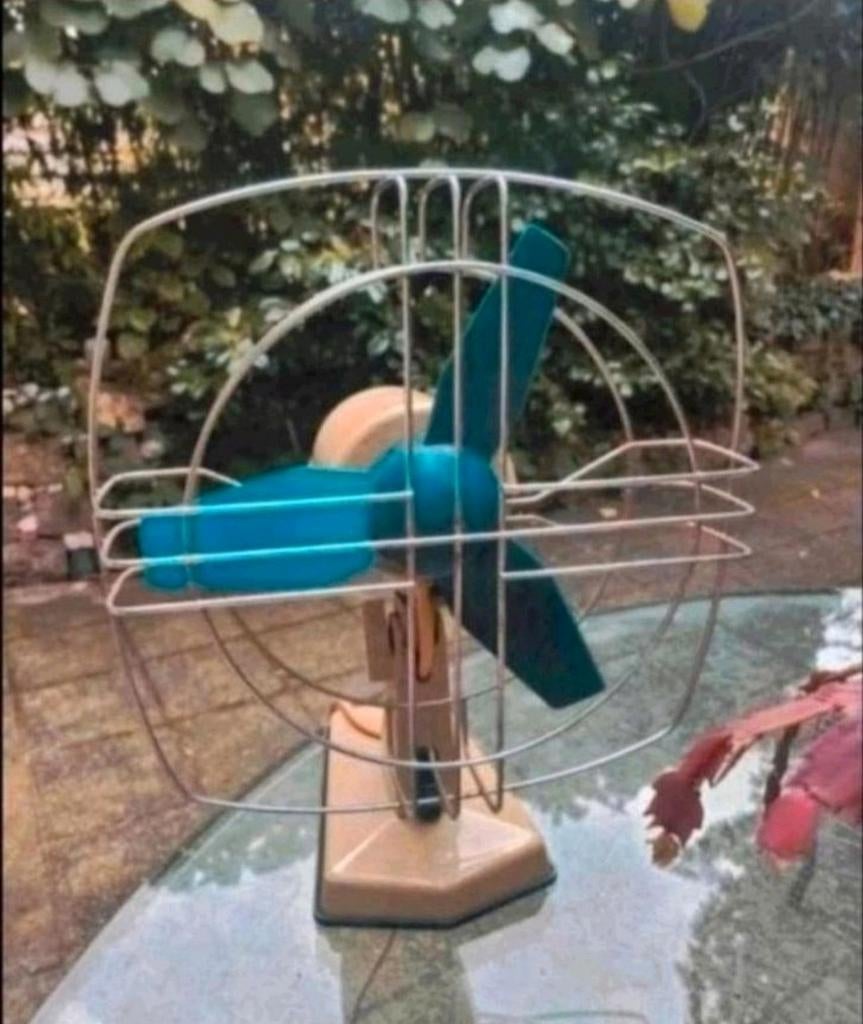 Vintage ITHO FAN 1950s, Retro Ventilator TF-10 Series 7005, Ophalen of Verzenden, Tafelventilator