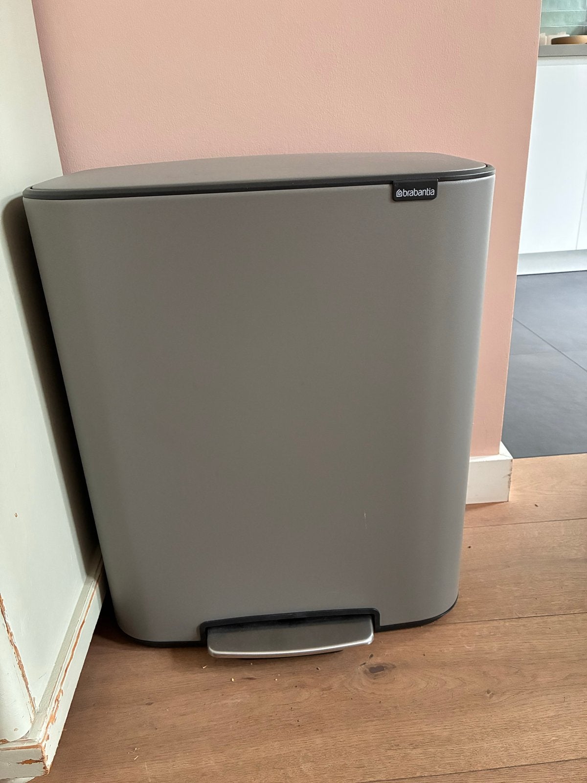 Brabantia Bo Sense of Luxury 2x30L pedaalemmer, Ophalen, Gebruikt, Met pedaal, 40 liter of meer