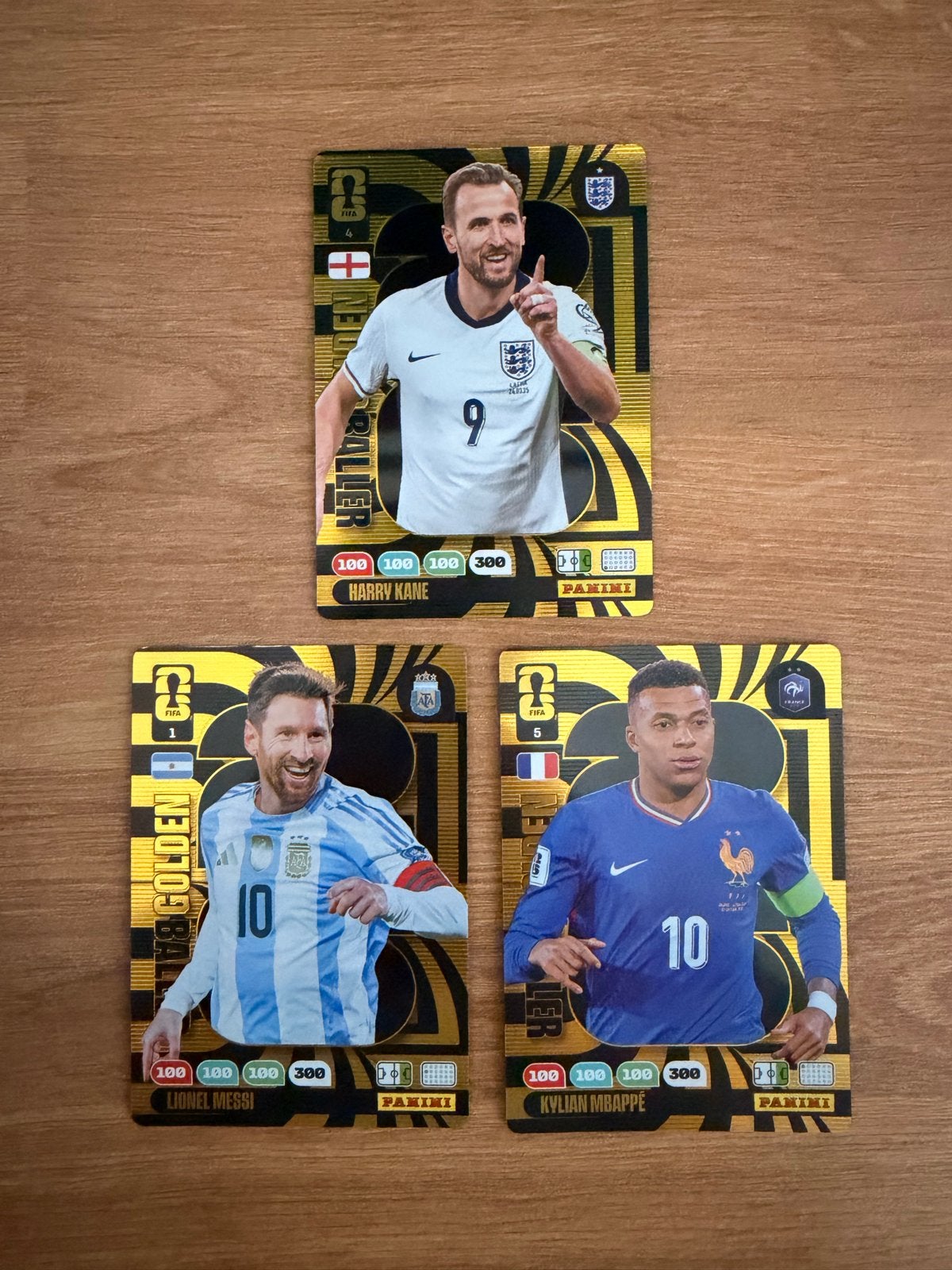 Panini Golden Ballers 2026 Voetbal Kaarten - Messi, Mbappé,, Ophalen of Verzenden, Zo goed als nieuw, Buitenlandse clubs, Spelerskaart