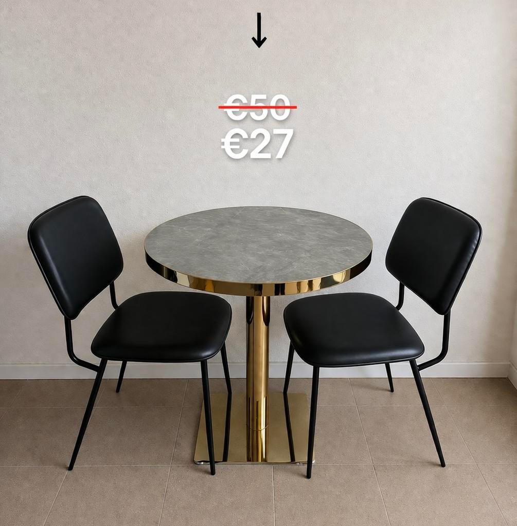 Horeca stoelen voor binnen een buiten, Huis en Inrichting, Stoelen, Zwart, Nieuw, Ophalen of Verzenden, Vijf, Zes of meer stoelen