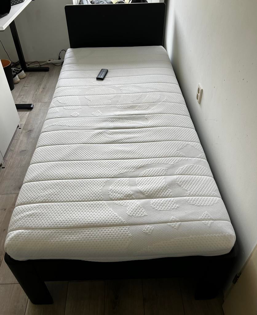 Auping Auronde 90x2.00 elektrisch nieuw, Ophalen, Nieuw, Eenpersoons