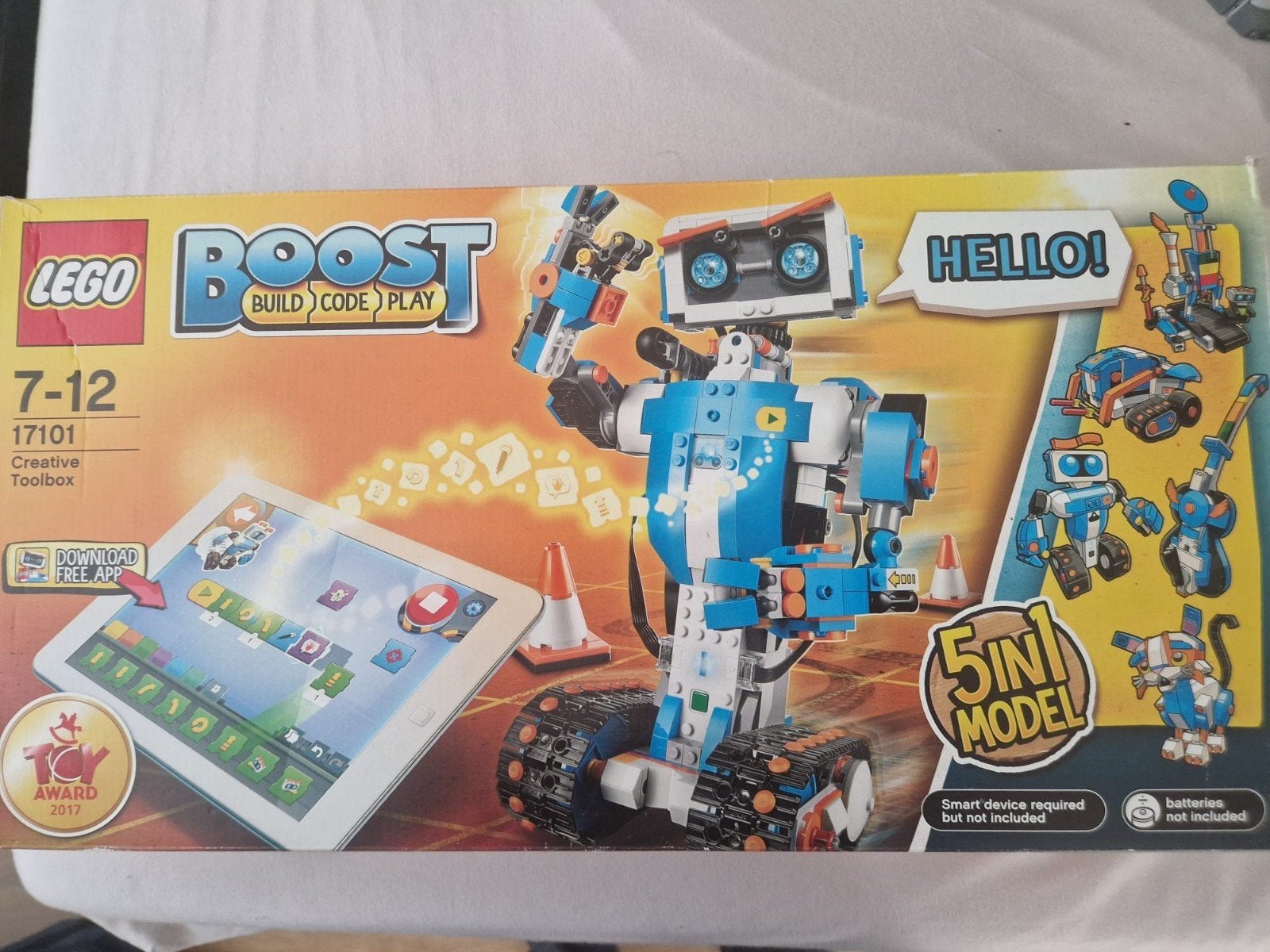 Lego Boost toolbox 5 in 1 Robot 17101, Ophalen, Lego, Compleet, Zo goed als nieuw