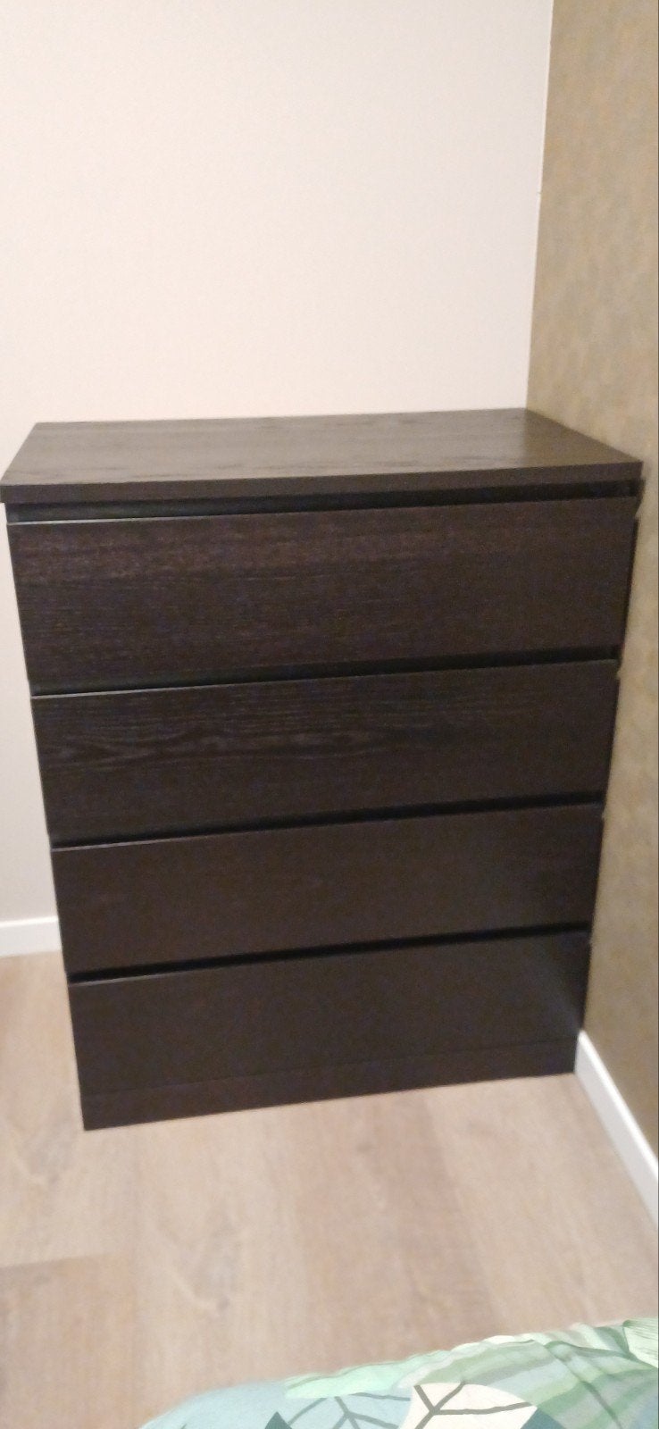 Ladekast merk Malm van Ikea, Ophalen, 100 tot 150 cm, 50 tot 100 cm, 3 of 4 laden