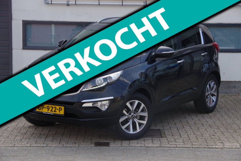 Kia Sportage 1.6 GDI DynamicPlusLine, Voorwielaandrijving, 4 cilinders, Zwart, Origineel Nederlands