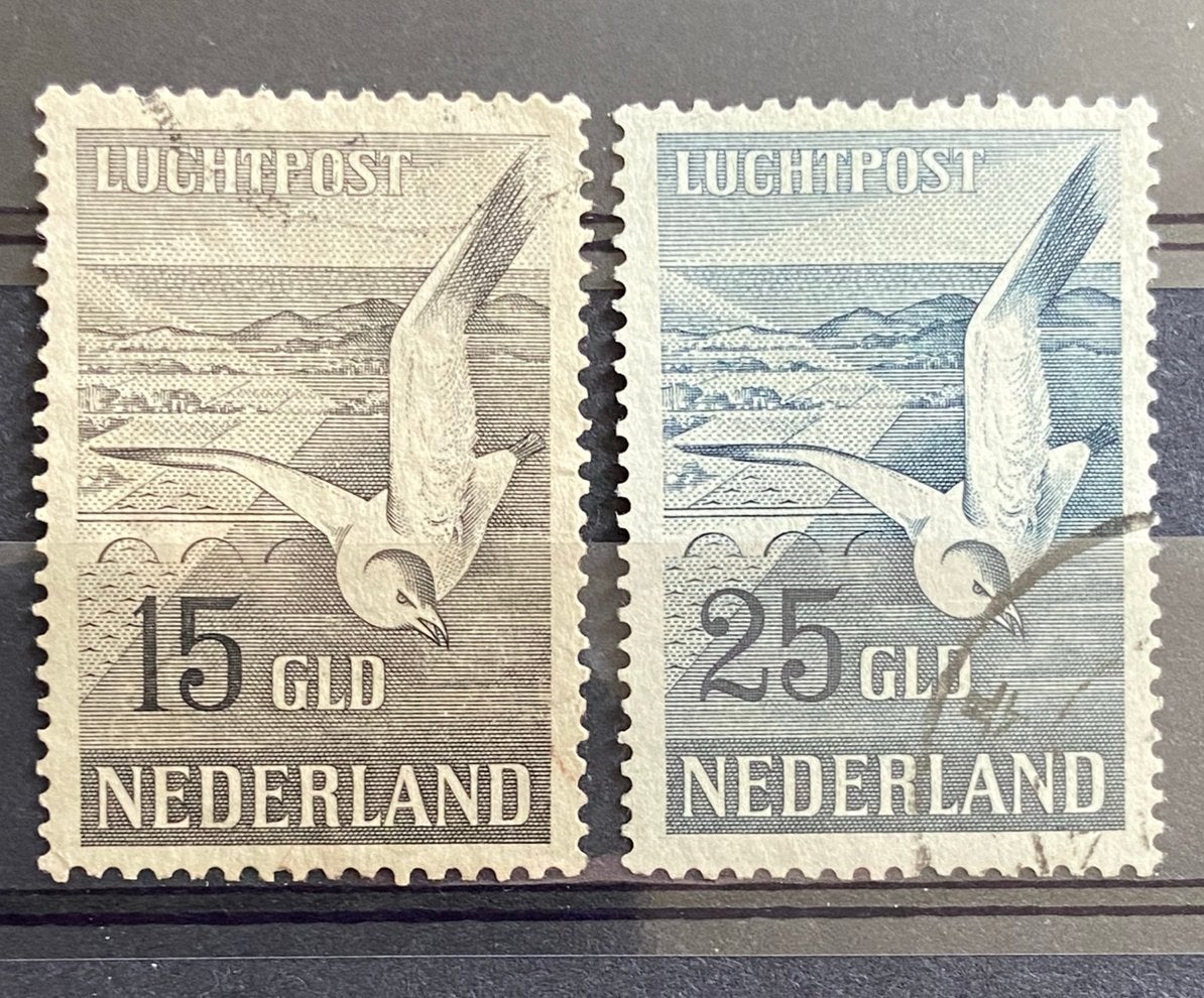 Nederland LP12-13 Zeemeeuwen gebruikt, Ophalen of Verzenden, T/m 1940, Gestempeld