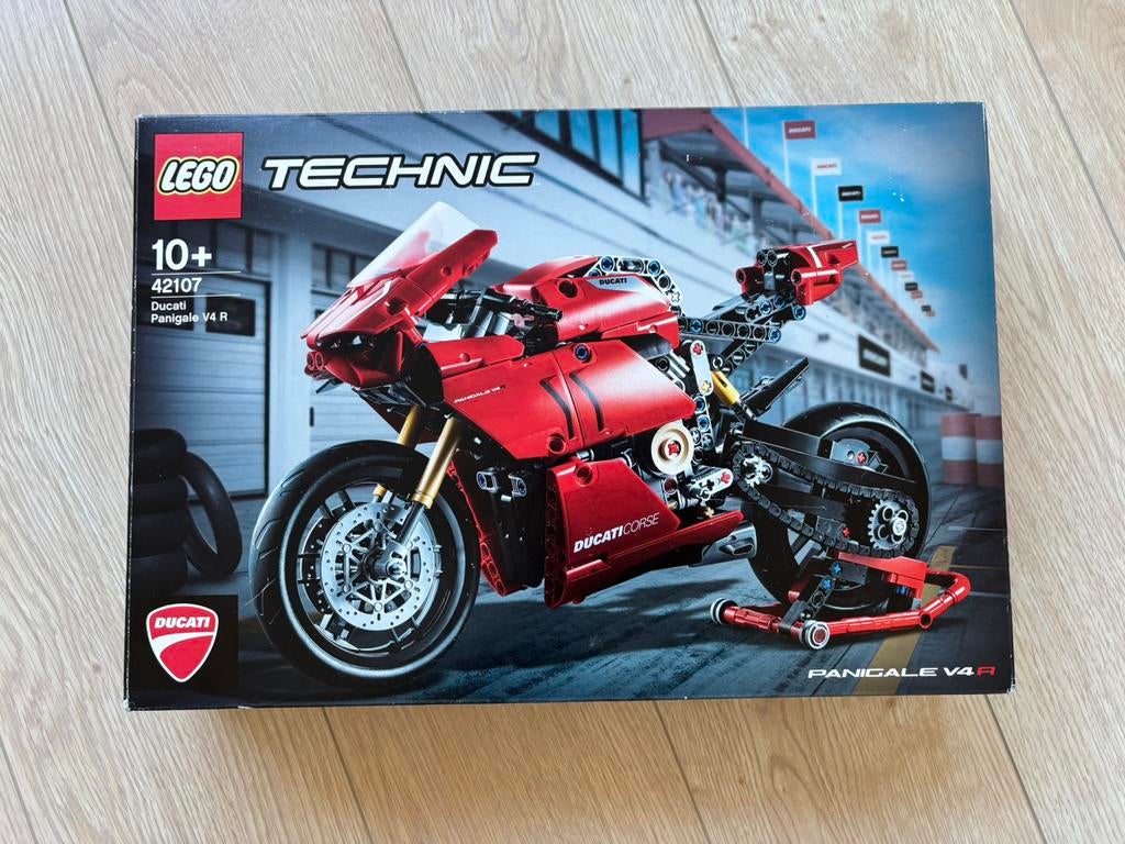 Lego 42107 Ducati Panigale V4R, Ophalen of Verzenden, Zo goed als nieuw, Complete set, Lego