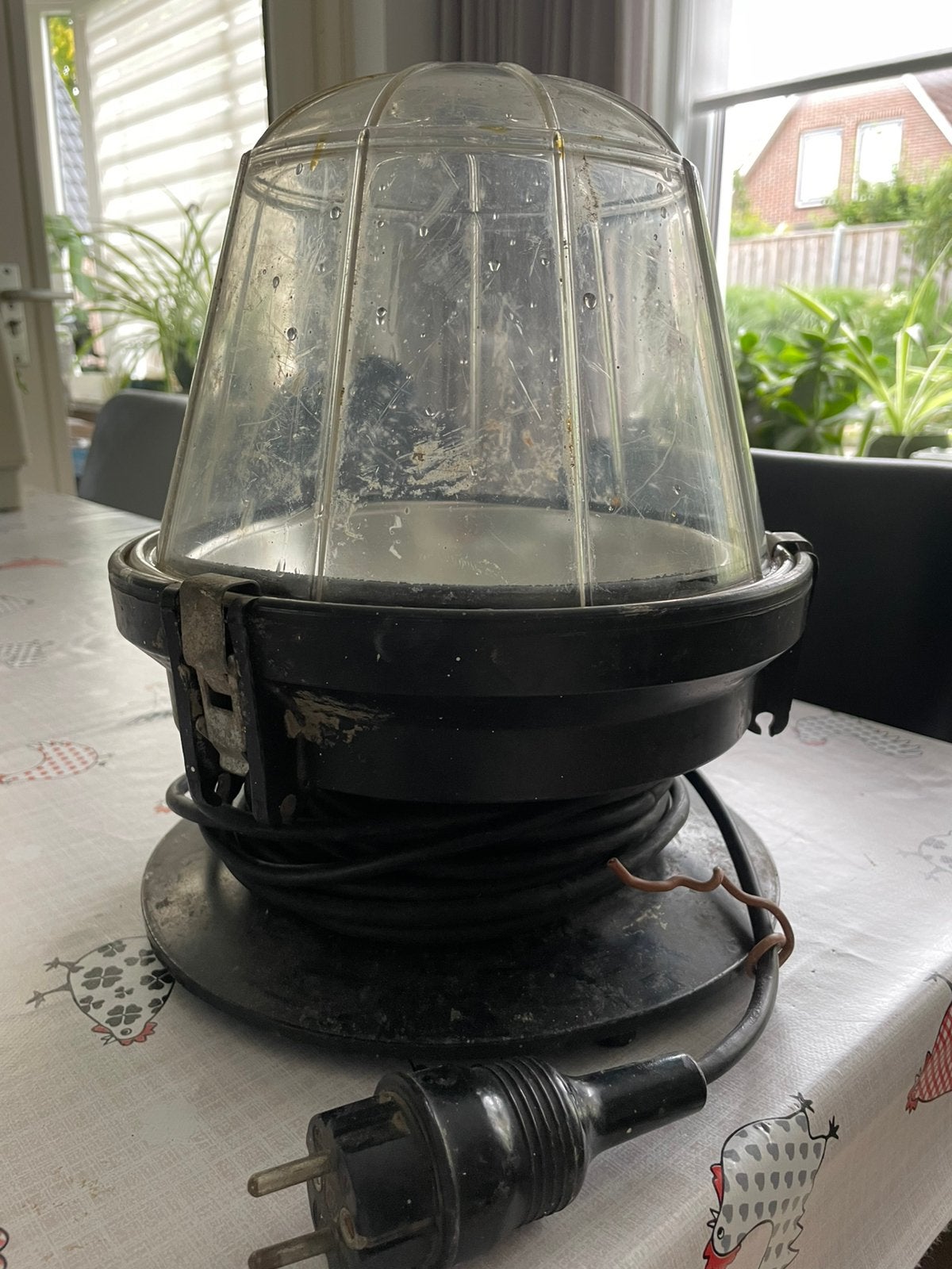 Fergin Bouwlamp met verlengsnoer, Ophalen, Gebruikt, Minder dan 50 watt, Lamp