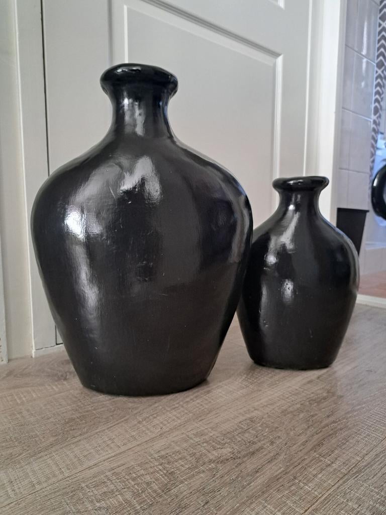 Set van 2 decoratieve vazen - 45 cm en 30 cm hoog, Ophalen