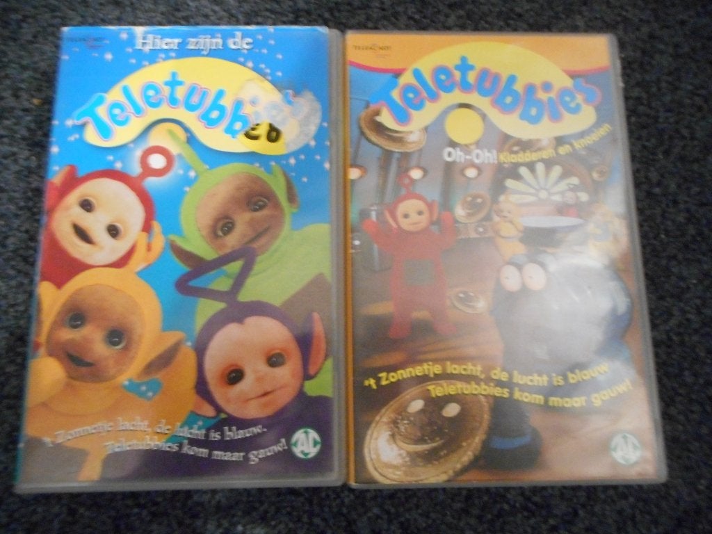 DANSEN MET DE TELETUBBIES! Op VIDEO!, Verzenden, Alle leeftijden, Zo goed als nieuw, VHS