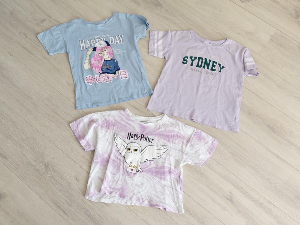 3 Meisjes T-shirts 134/140 - Harry Potter, Meisje, Ophalen of Verzenden, Zo goed als nieuw, Harry Potter