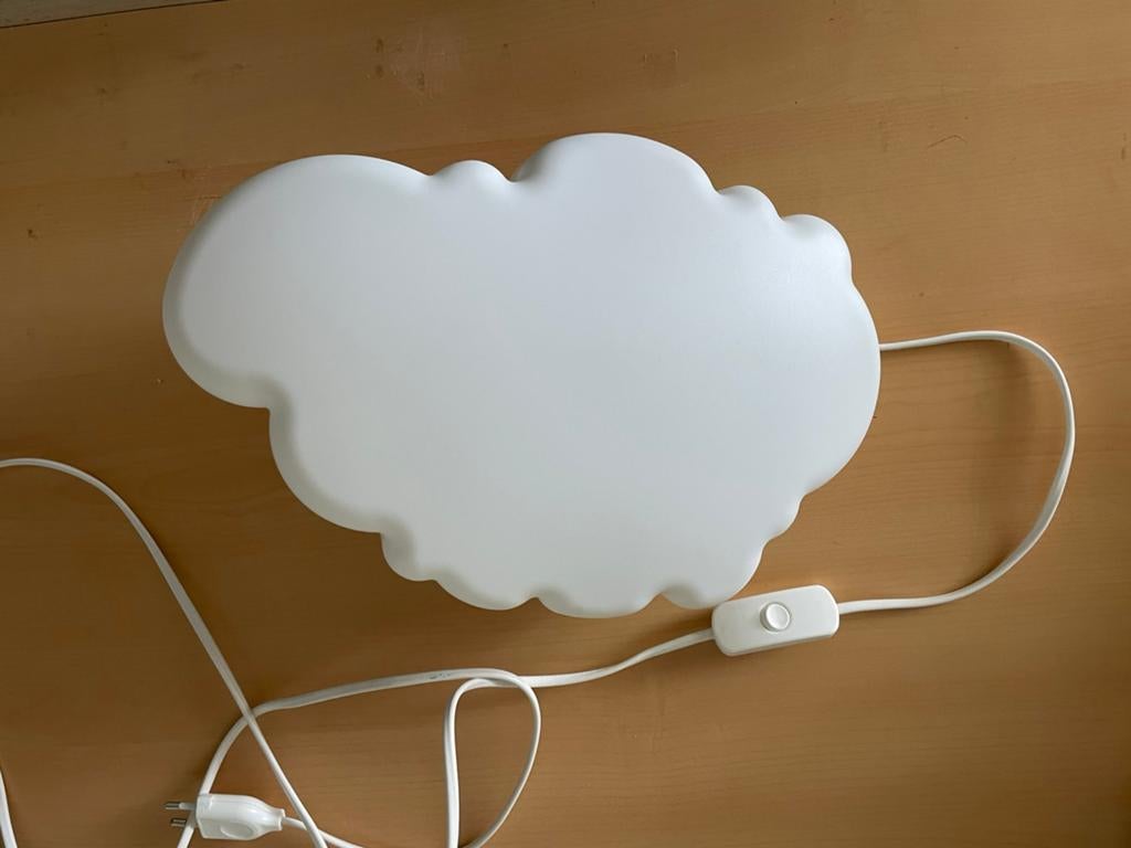 Wolklampje - kinderkamer, Ophalen, Zo goed als nieuw