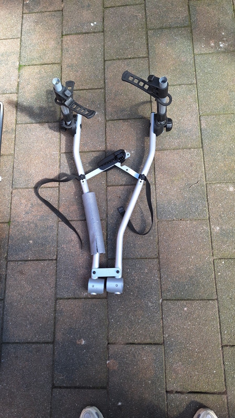 Thule 970 Xpress Fietsendrager met Lichtbalk, Ophalen of Verzenden, 2 fietsen, Gebruikt, Trekhaakdrager