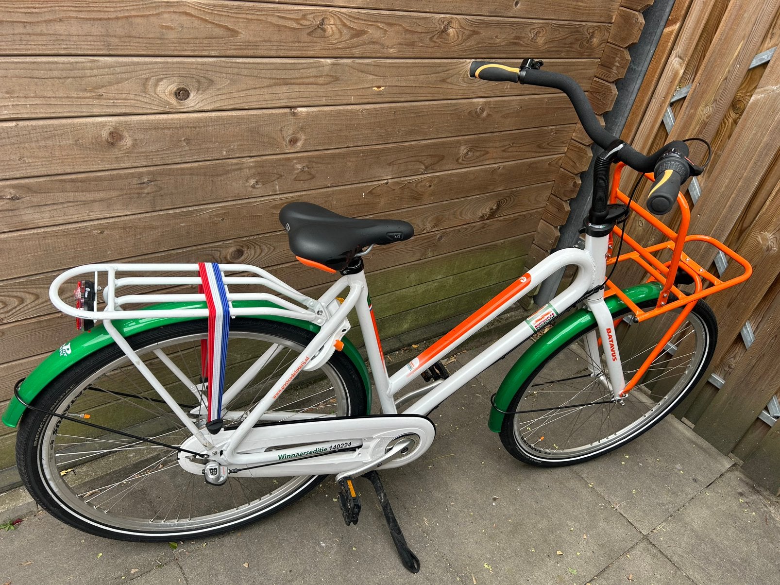 Postcode loterij fiets 28inch, Ophalen, Terugtraprem, 53 tot 56 cm, Versnellingen