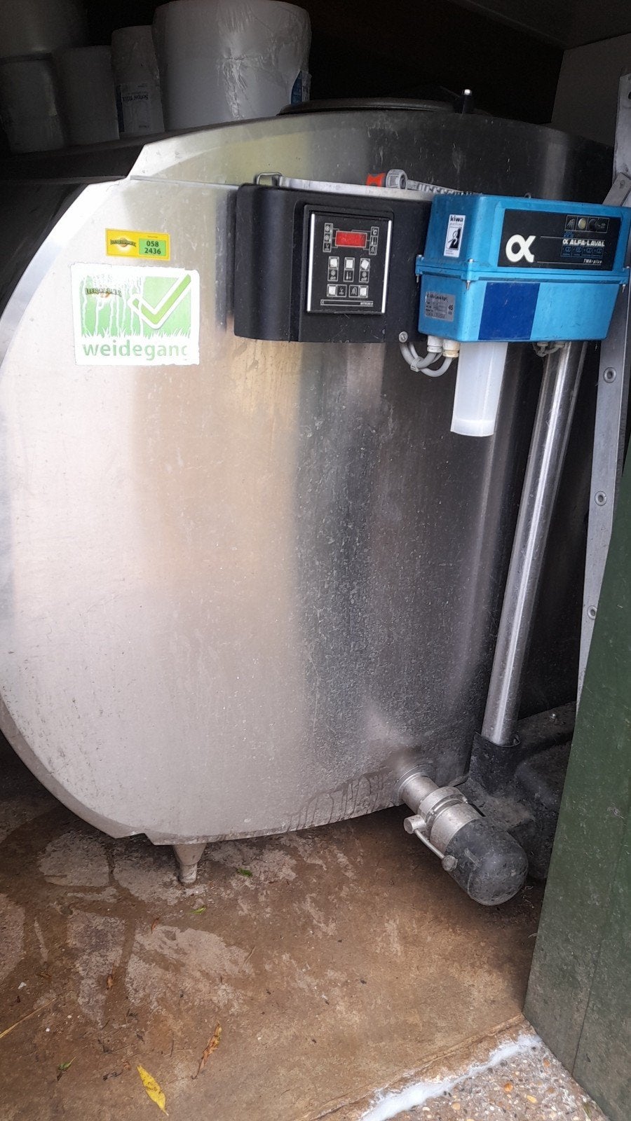 Alfa Laval Agri MG 7500 Melkkoeltank, Zakelijke goederen, Agrarisch | Werktuigen, Ophalen of Verzenden, Veehouderij, Melktechniek