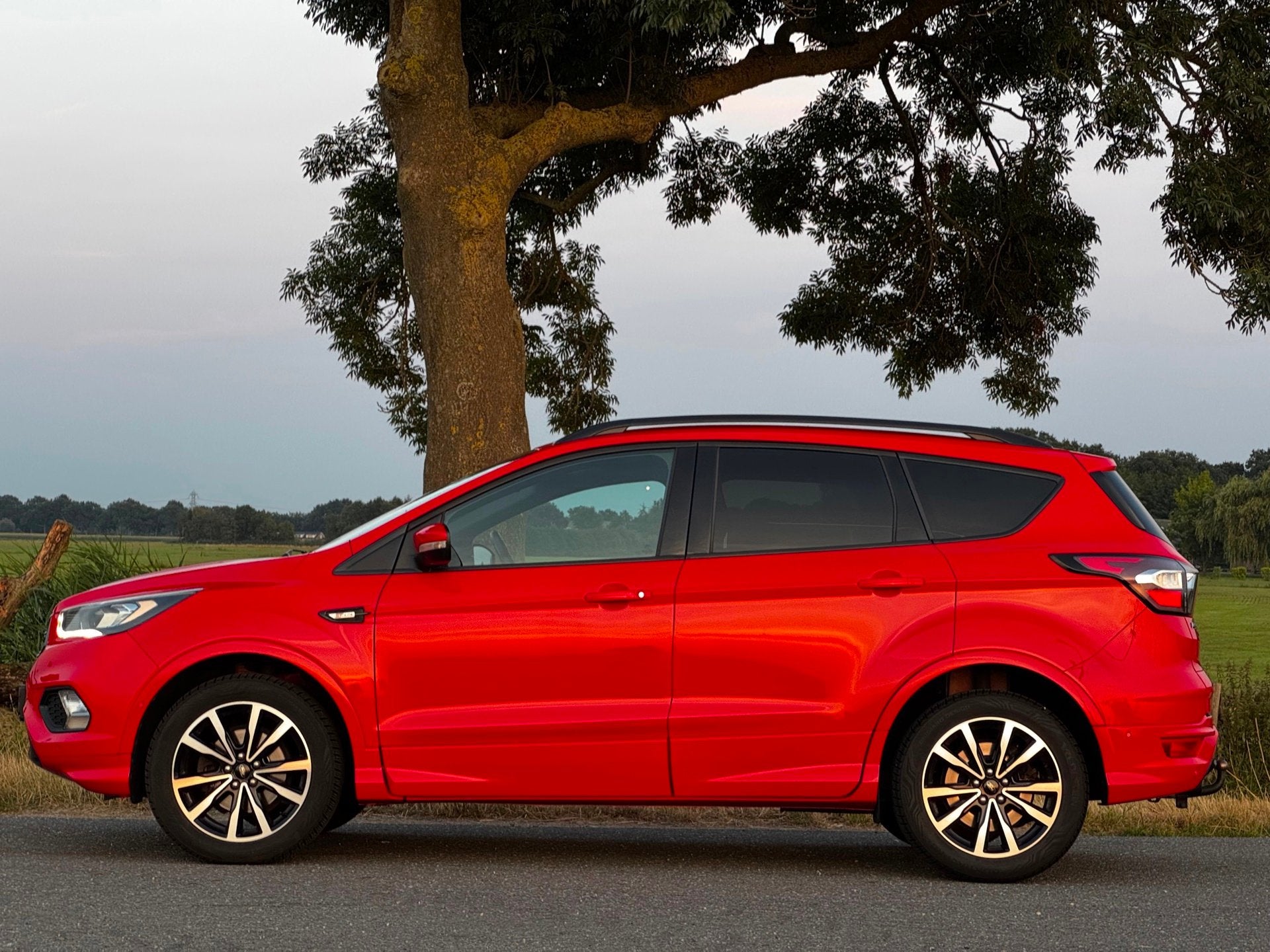Ford Kuga 1.5 EcoBoost ST Line|UITMUNTEND STAAT|ORIGINEEL NL, Dealer onderhouden, Euro 6, 4 cilinders, Leder en Stof