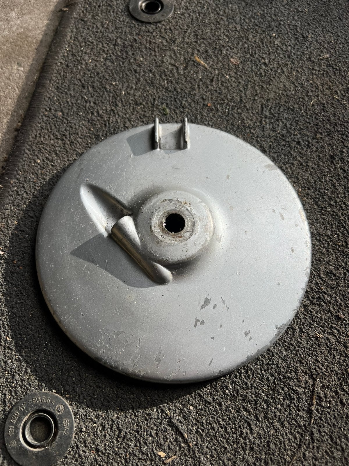 Originele grote naaf afdekplaat schijfrem, Fietsen en Brommers, Ophalen of Verzenden, Gebruikt, Frame