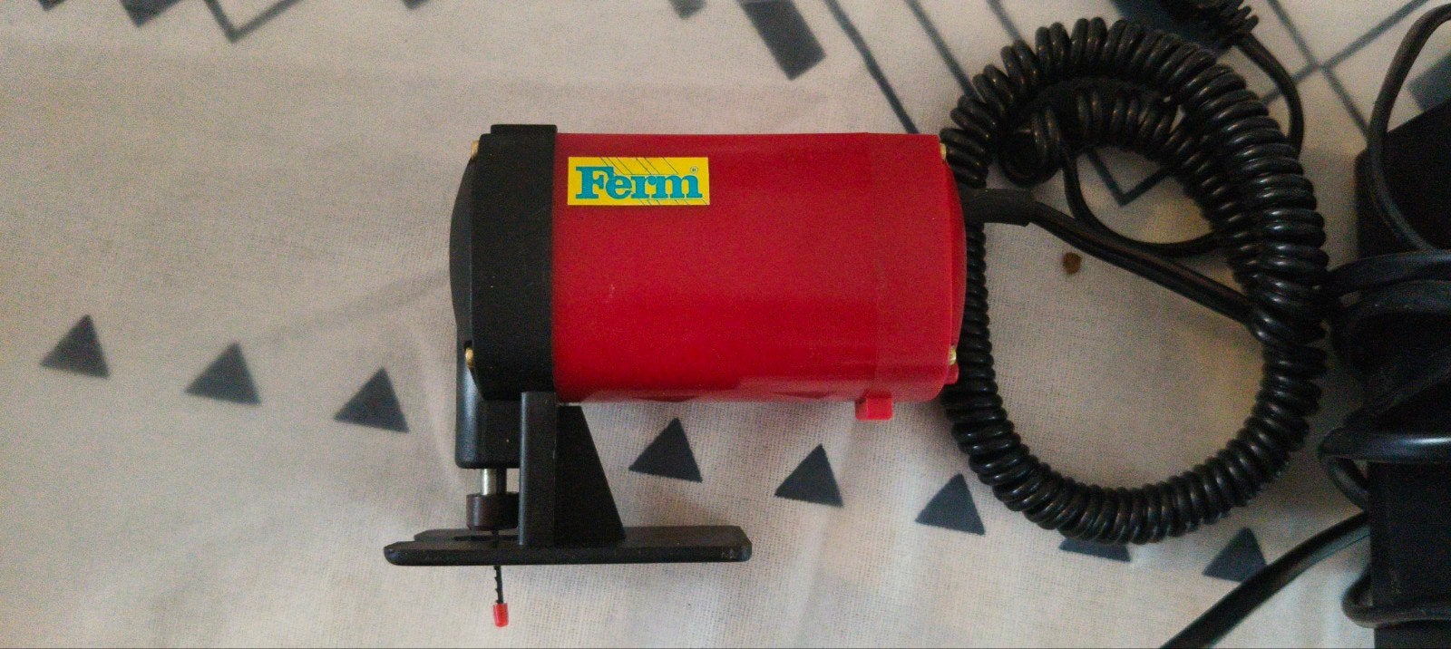 Ferm Figuurzaag met Handycraft Adapter, Minder dan 30 mm, Gebruikt, Ophalen of Verzenden, Ferm