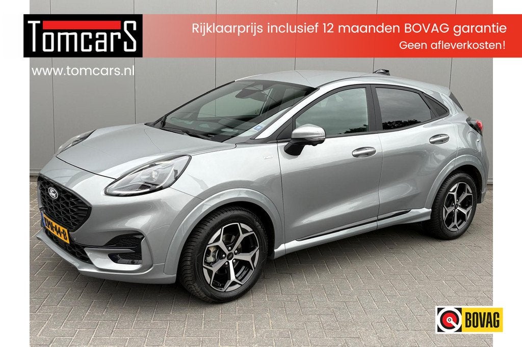 Ford Puma 155PK EcoB Automaat Hybrid ST-line 360-camera/Stoe, Auto's, Ford, Bedrijf, Te koop, Puma, ABS, Achteruitrijcamera, Adaptive Cruise Control