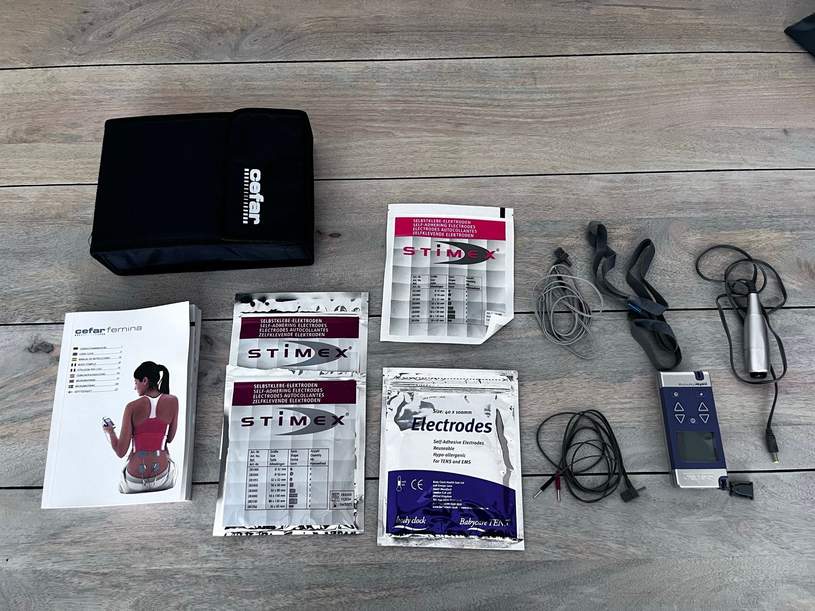 Cefar Femina TENS/EMS apparaat met elektroden, Ophalen of Verzenden, Gebruikt, Overige typen