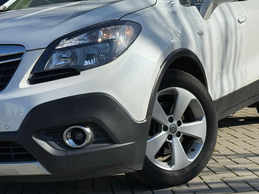 Opel Mokka 1.4T Innovation Schuifdak / Leder / Vol Opties!, Auto's, Gebruikt, Euro 6, Wit, 1364 cc