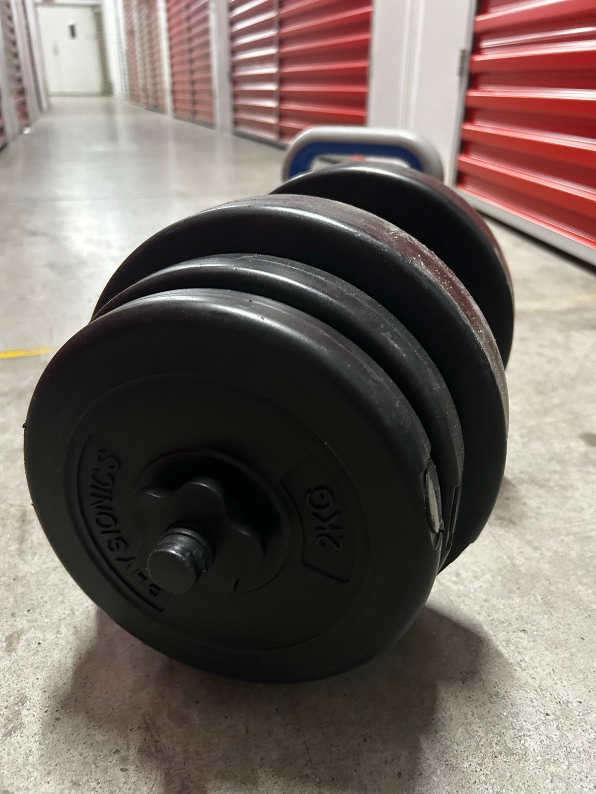 Dumbbell set en Kettlebell 6KG, Ophalen of Verzenden, Zo goed als nieuw, Armen, Dumbbell