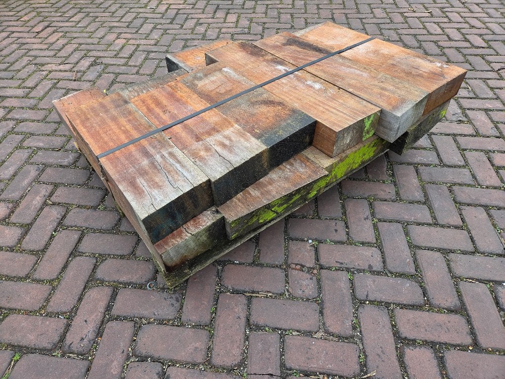 Hardhouten klossen 9.5 cm dik - nr: HB628