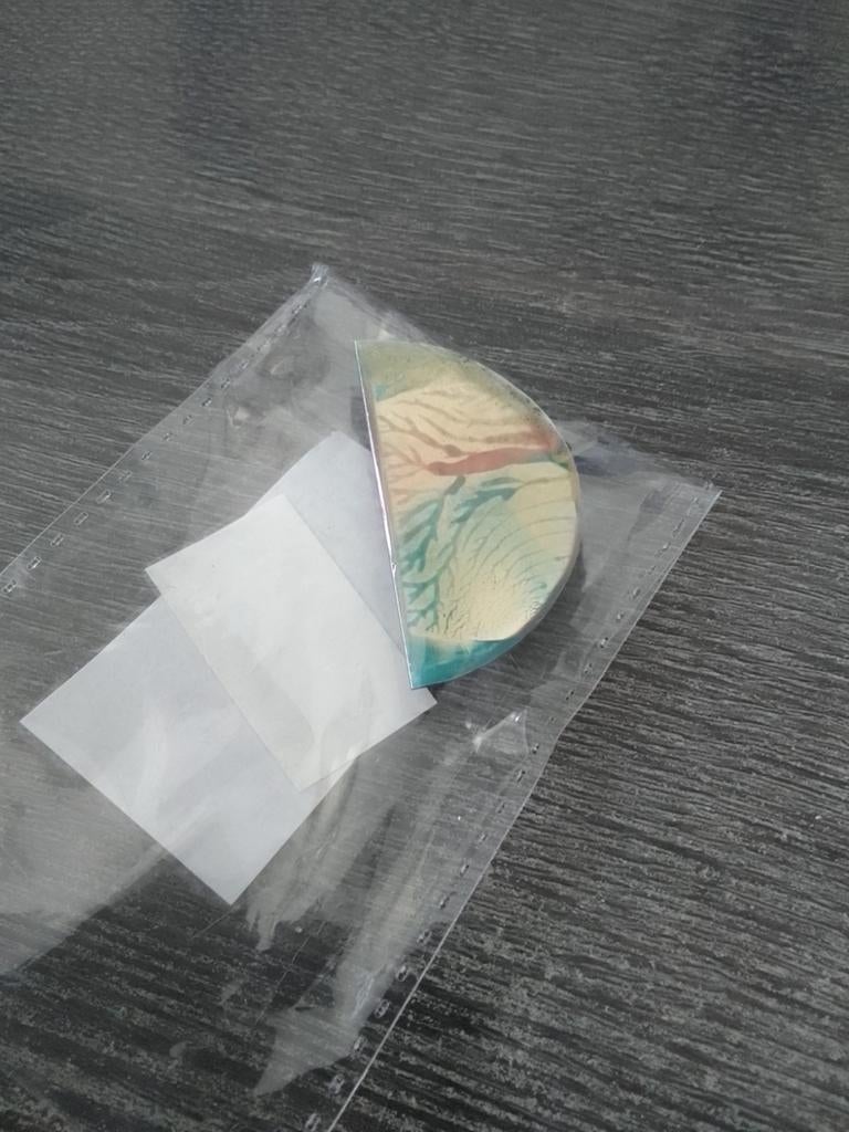 Unieke broche met abstract design, Ophalen, Overige materialen, Overige kleuren, Minder dan 4 cm