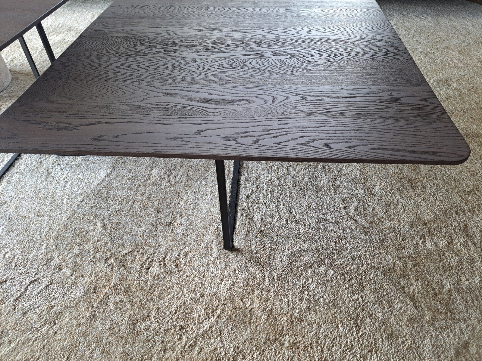 ENZO LUCA eiken design salontafels, zgan!, Huis en Inrichting, Ophalen, 50 tot 100 cm, Strak Italiaans design, 50 tot 100 cm