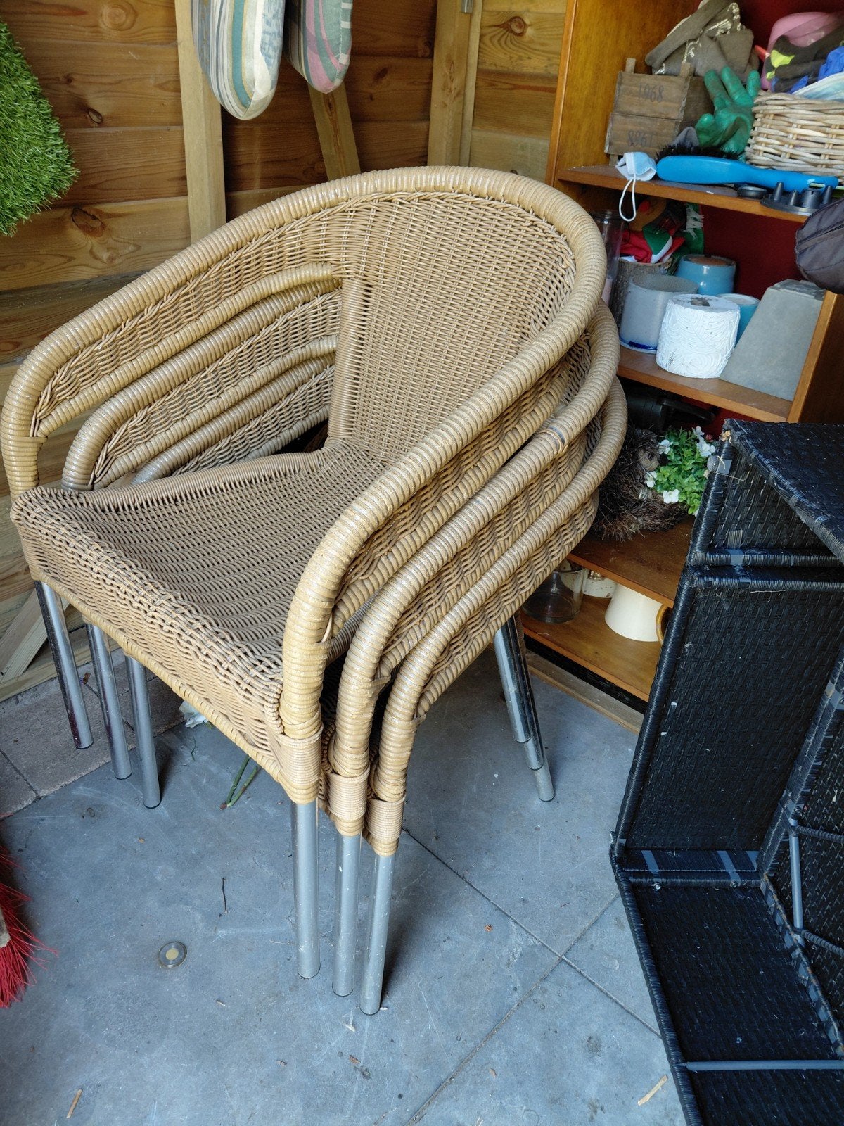 TUIN bistro stoelen, Ophalen, Metaal