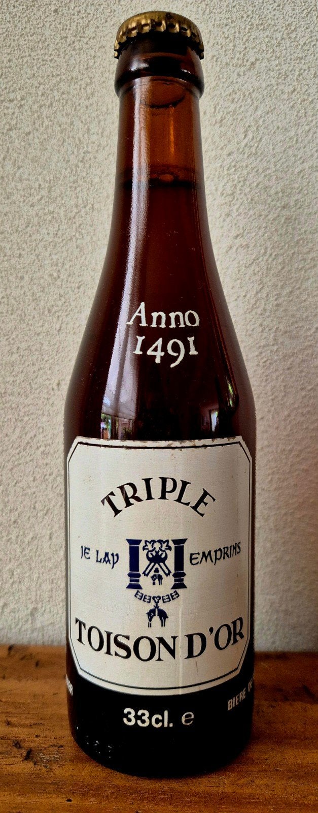 Volle fles Triple Toison d'Or bier Brouwerij Anker Mechele, Ophalen of Verzenden, Flesje(s), Overige merken